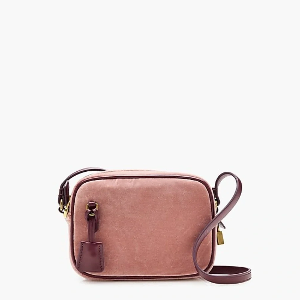 New J. Crew Women's Mini Velvet Signet Bag‎